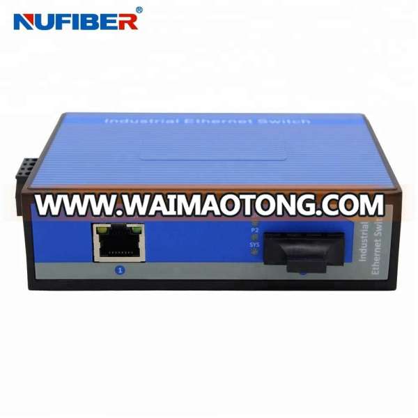 Gigabit Fiber Optical Transmission Multimode Dual Fiber Industrial Switch