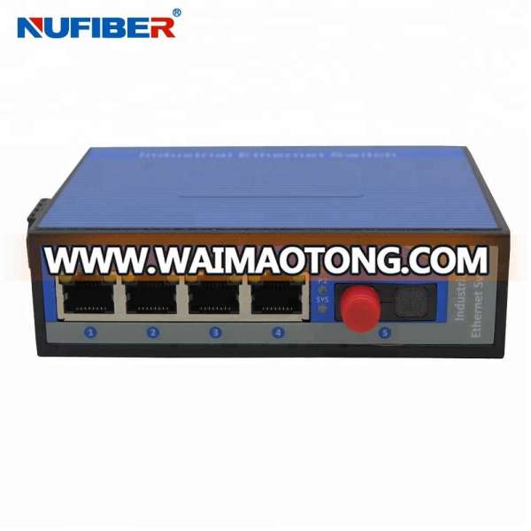 High and Low Temperature Available 10/100/1000M Media converter Industrial Ethernet Switch